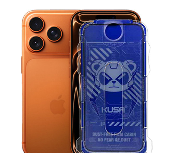 محافظ صفحه نمایش حریم شخصی اپیکوی مدل Kusa Easy install Kit مناسب برای گوشی موبایل اپل iPhone 17 Pro /17 / 16 Pro به همراه کیت نصب آسان