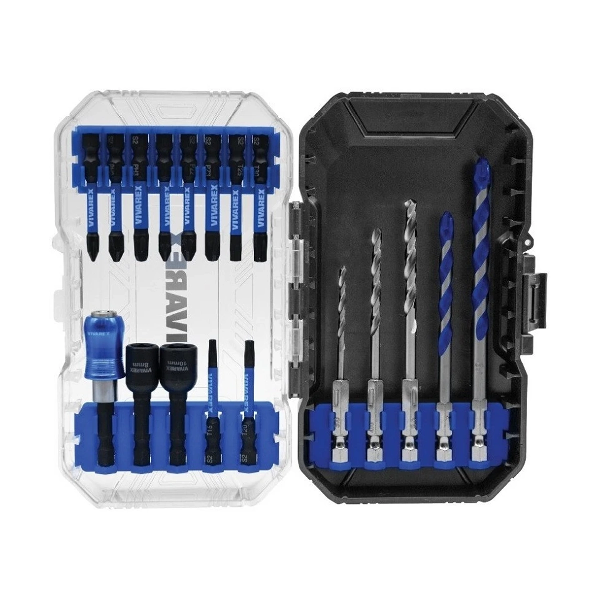 مجموعه 18 عددی سری پیچ گوشتی و مته ویوارکس مدل VR-1865-BS