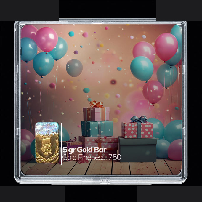 شمش طلا 18 عیار مدوپد مدل کادو کد SG10718