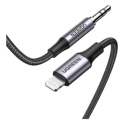 کابل لایتنینگ به AUX یوگرین US315 مدل 70509 طول 1 متر