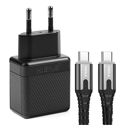 شارژر دیواری هیسکا مدل H-119GAN به همراه کابل USB-C-small-image