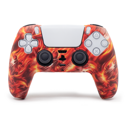 روکش دسته PS5 مدل اسکلت آتشین-small-image