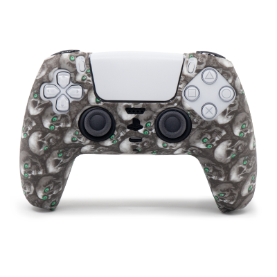 روکش دسته PS5 مدل اسکلت چشم سبز-small-image