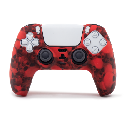  روکش دسته PS5 مدل اسکلت قرمز-small-image
