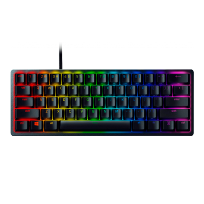 کیبورد گیمینگ ریزر مدل Huntsman Mini سوئیچ بنفش