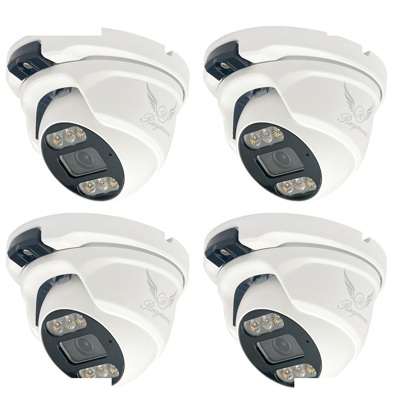 دوربین مداربسته تحت شبکه رایمون مدل پنج مگاپیکسل کد H52-POE بسته چهار عددی