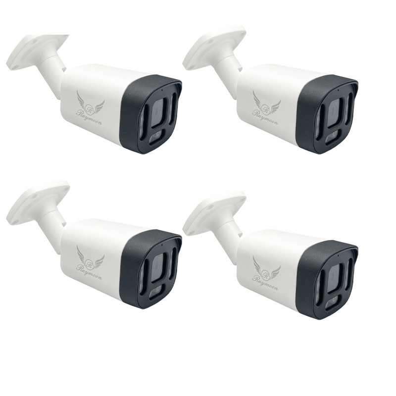 دوربین مداربسته تحت شبکه رایمون مدل پنج مگاپیکسل کد 8313-POE بسته چهار عددی