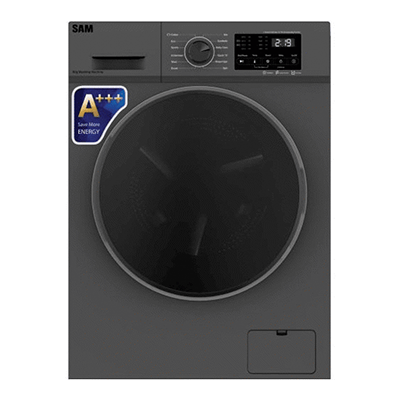 ماشین لباسشویی سام الکترونیک 8 کیلویی مدل UN-Q1435 ماشین لباسشویی سام الکترونیک 8 کیلویی مدل UN-Q1435I-small-image