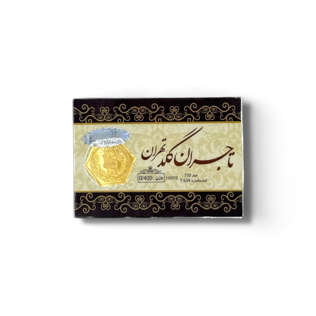 طلا گرمی 18 عیار تاجران گلد تهران مدل پارسیان