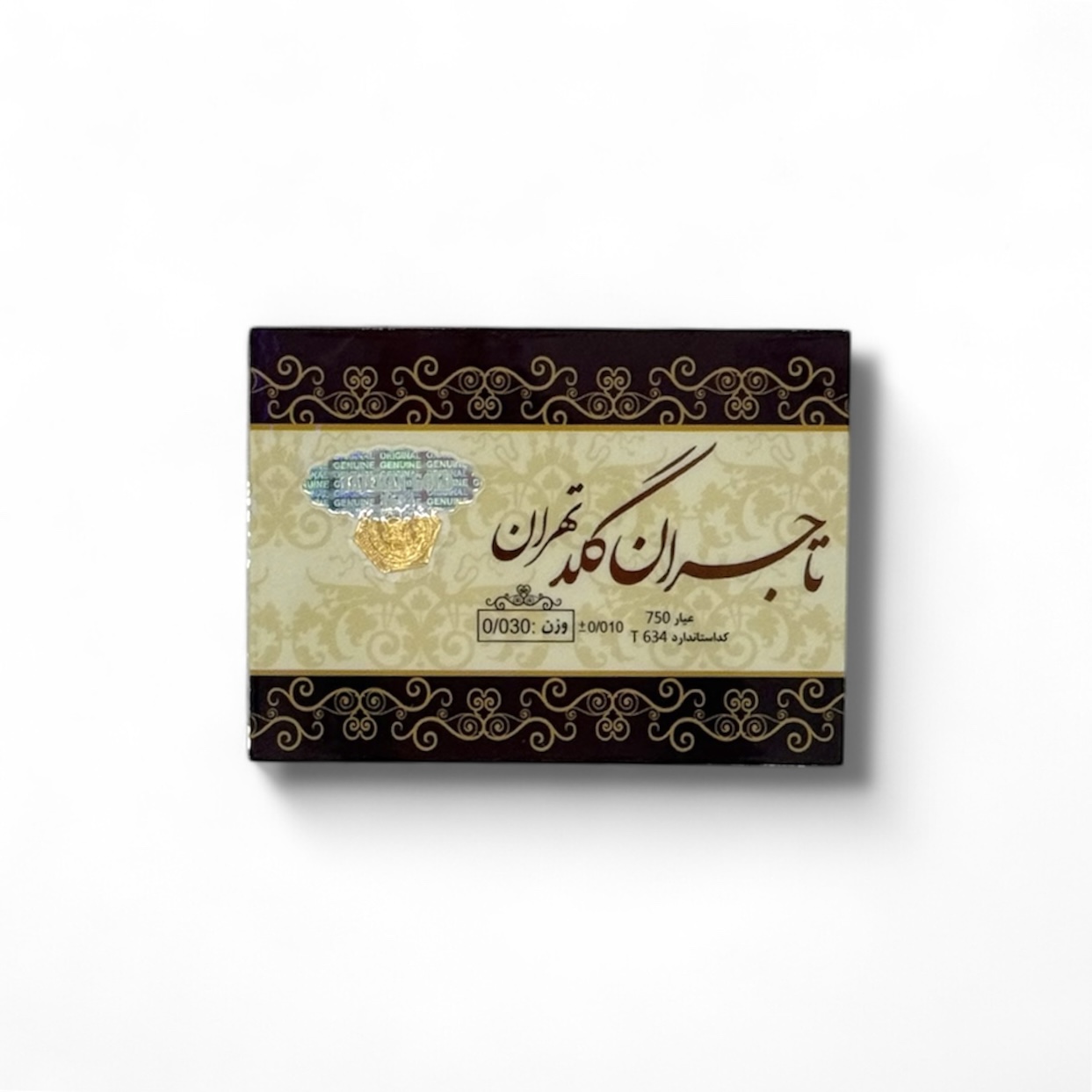 طلا گرمی 18 عیار تاجران گلد تهران مدل پارسیان