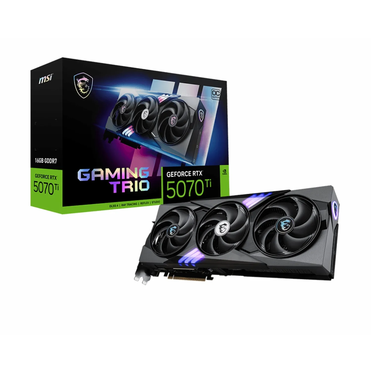 کارت گرافیک ام اس آی مدل RTX 5070 Ti MSI GAMING TRIO OC 16GB-small-image