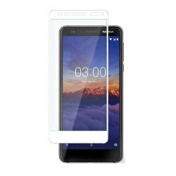 محافظ صفحه شیشه ای تمام چسب نوکیا Nokia 3.1 2018