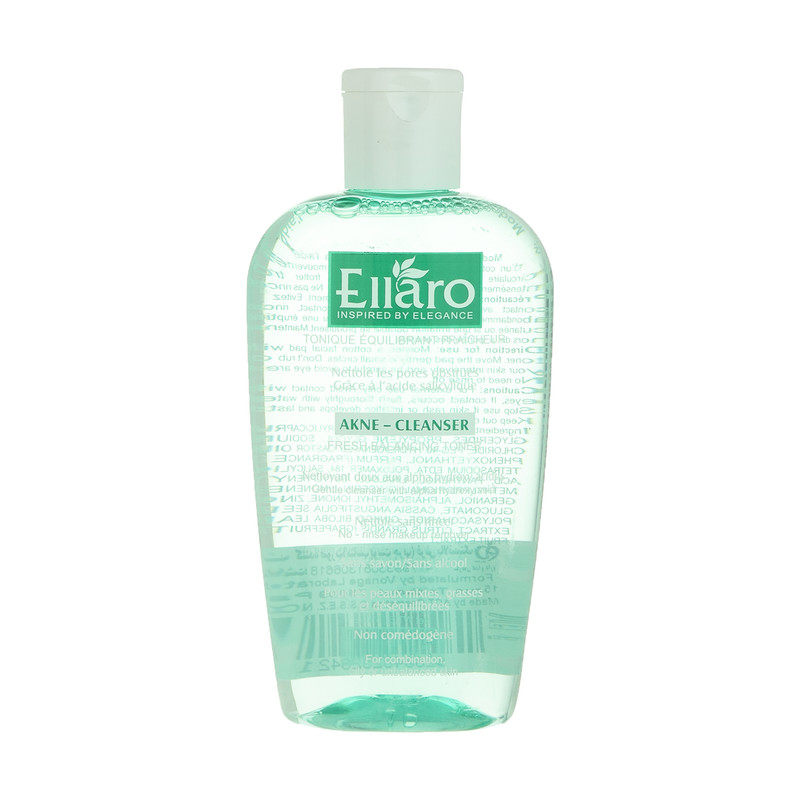تونر پاک کننده صورت الارو مدل Akne Cleanser تحت لیسانس حجم 200 میلی لیتر