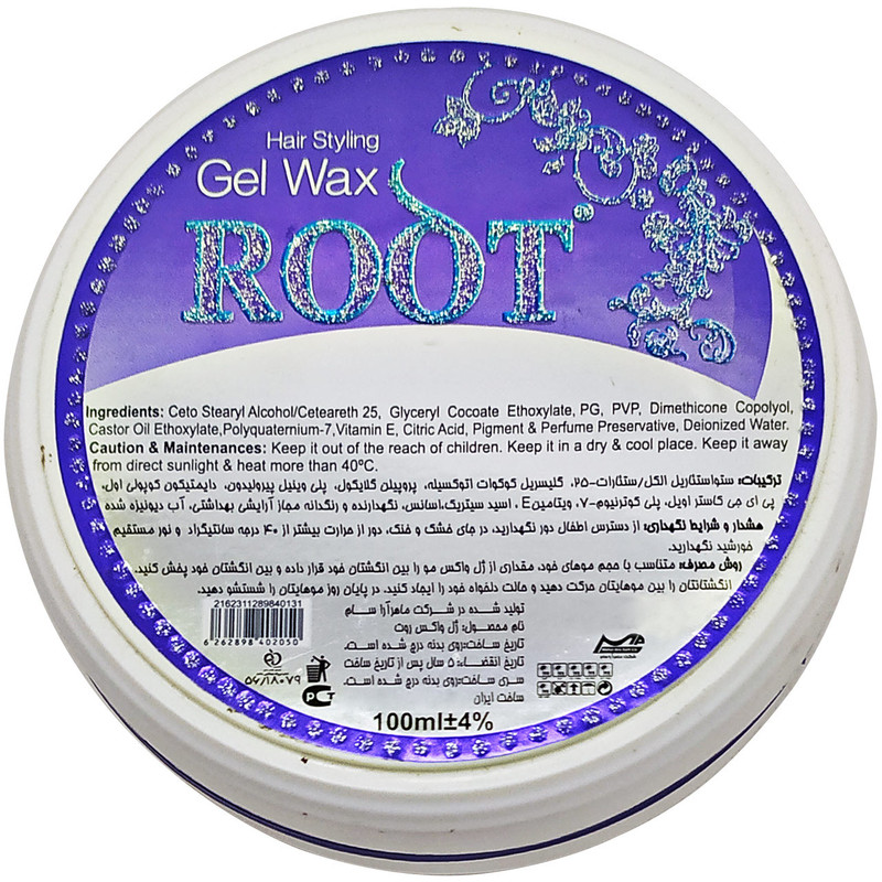 ژل واکس مو روت مدل R100 حجم 100 میلی لیتر