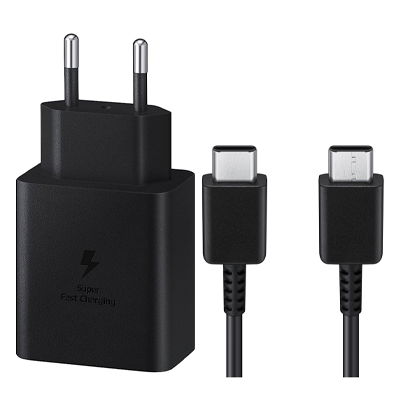 شارژر دیواری سامسونگ مدل EP-T4510XBEG توان 45 وات به همراه کابل تایپ سی-small-image