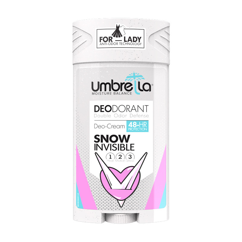 استیک ضد تعریق زنانه آمبرلا مدل Snow حجم 90 میلی لیتر استیک ضد تعریق زنانه آمبرلا مدل Snow حجم 90 میلی لیتر