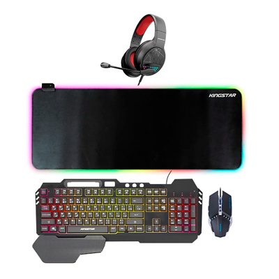 ست گیمینگ کینگ استار مدل KB155G-small-image