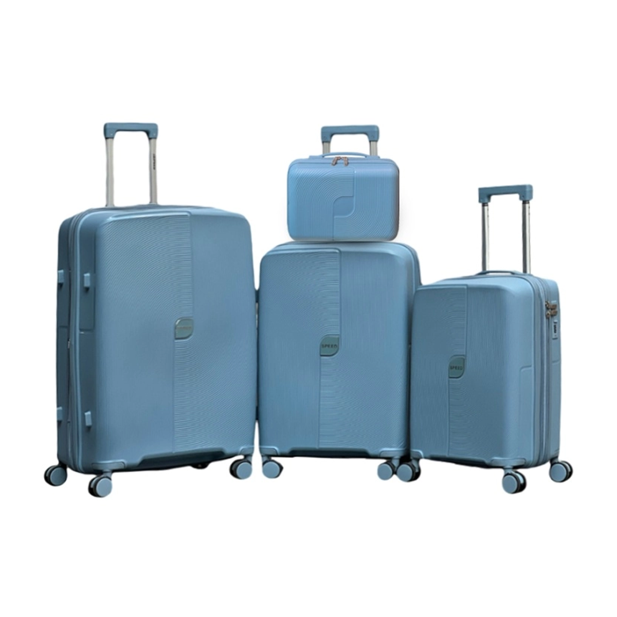 چمدان مسافرتی مدل SPEED-SPD954 SERIES مجموعه 3 عددی به همراه هدیه چمدان آرایشی -small-image