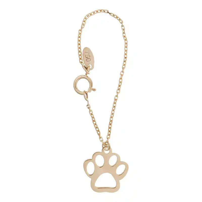 آویز ساعت طلا 18 عیار زنانه گالری قو طلایی مدل پنجه تو خالی