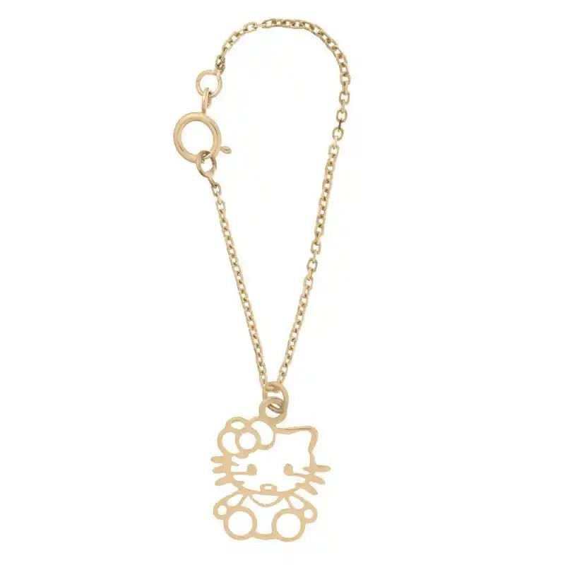 آویز ساعت طلا 18 عیار زنانه گالری قو طلایی مدل کیتی نشسته