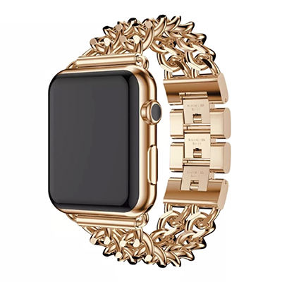 بند ساعت هوشمند اپل واچ 42 - 44 - 45 - 49 میلی متری مدل دو ردیف-small-image