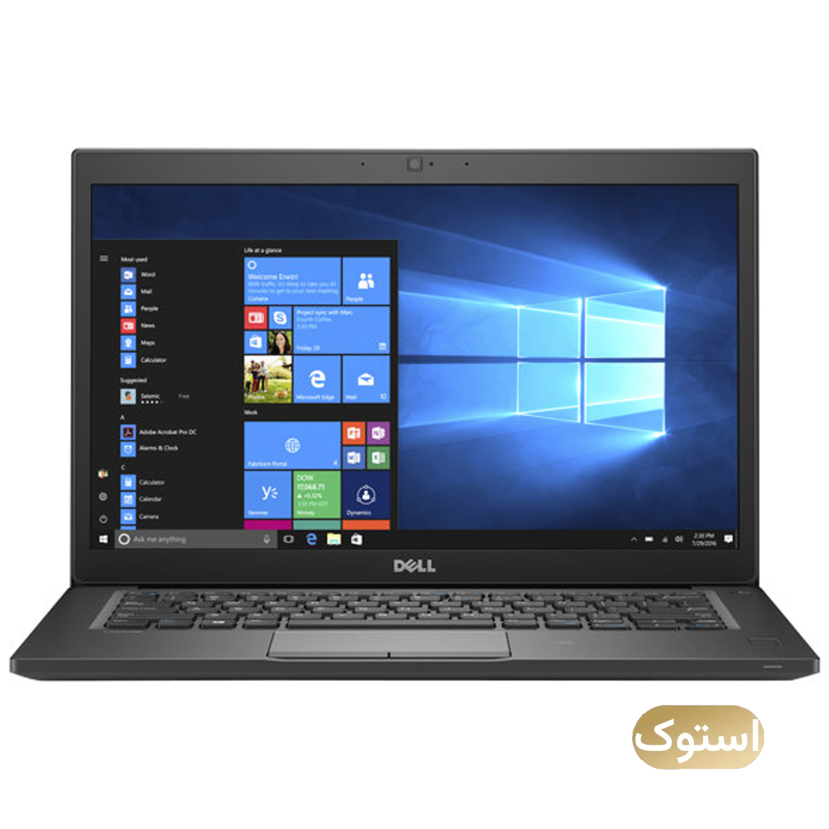 لپ تاپ استوک Used - دل 14 اینچی مدل latitude 7480 i5 6300U 8GB 256GB - مشکی-small-image