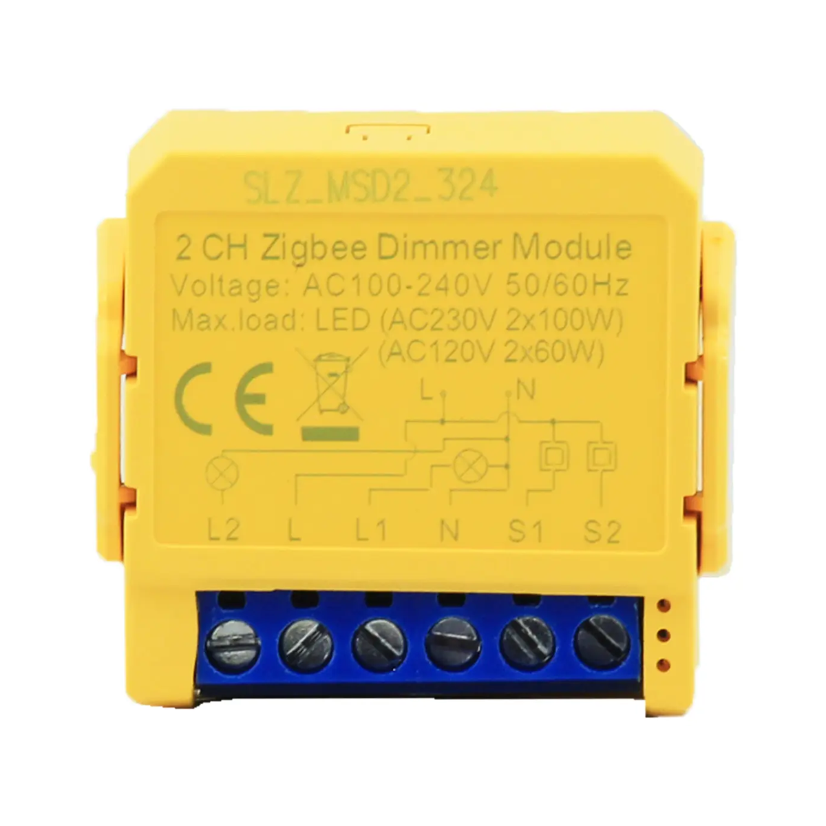 رله سوئیچ هوشمند تویا مدل دو کانال دیمر Zigbee-small-image