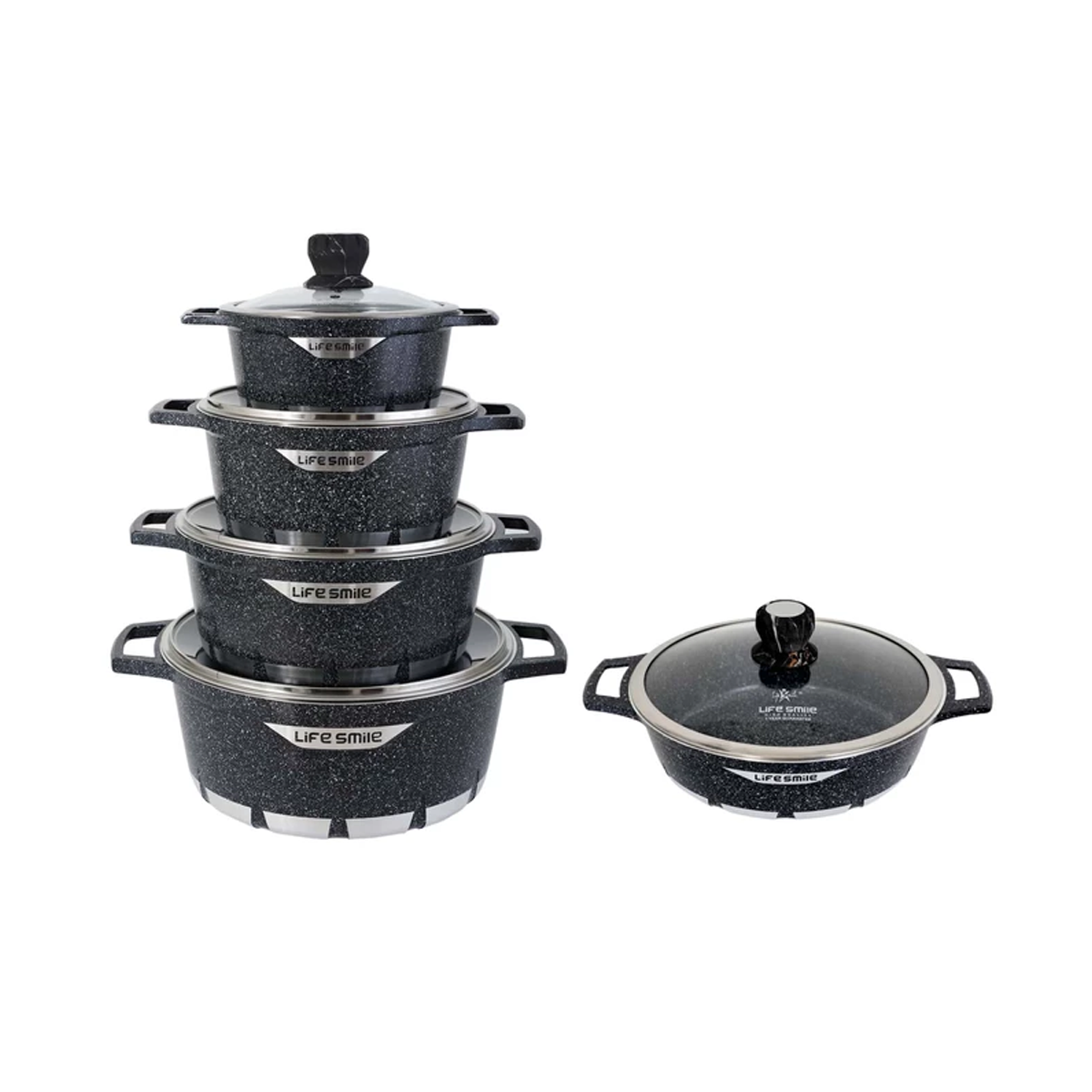 سرویس پخت و پز 10 پارچه لایف اسمایل مدل FLCM10-small-image