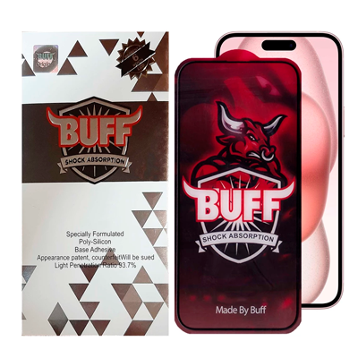 گلس گوشی اپل iPhone 15 بوف مدل Crystal Pro-G