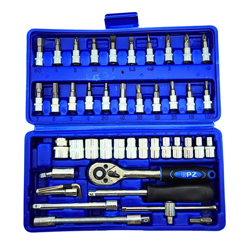 جعبه بکس بی پی زد کد 100110 مجموعه 46 عددی