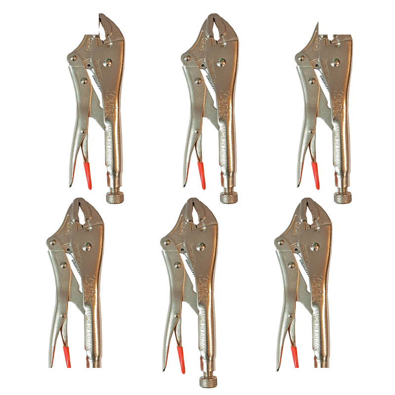 انبر قفلی ویوا مدل AJ-313-250MM سایز 10 اینچ  مجموعه 6 عددی