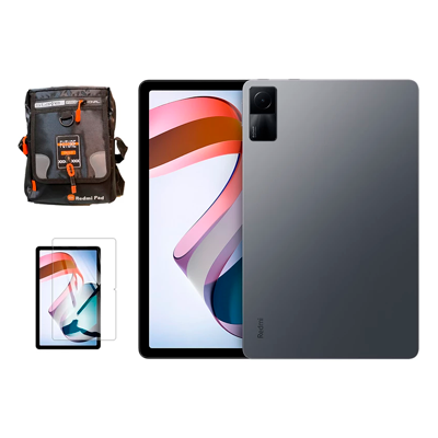 تبلت شیائومی مدل Redmi Pad ظرفیت 128 گیگابایت رم 4 گیگابایت به همراه کیف و گلس-small-image