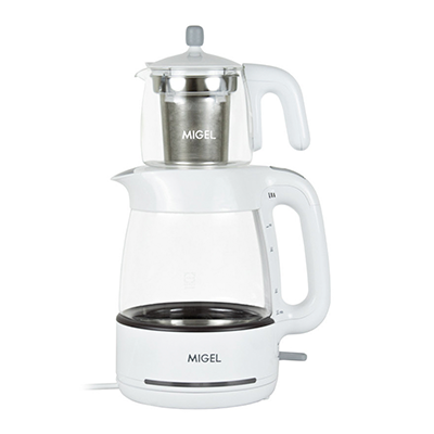 چای‌ ساز میگل مدل GTS 070 W قوری شیشه ای-small-image
