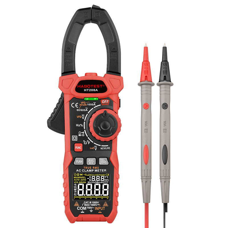 مولتی متر کلمپی هابوتست مدل HT208A مولتی متر کلمپی هابوتست مدل HT208A