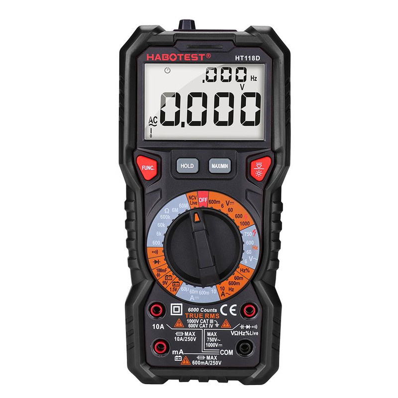 مولتی متر دیجیتال هابوتست مدل HT118D مولتی متر دیجیتال هابوتست مدل HT118D