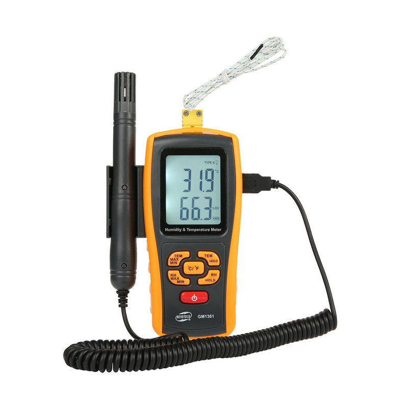 رطوبت سنج و دماسنج دیجیتال بنتک مدل GM1361 رطوبت سنج و دماسنج دیجیتال بنتک مدل GM1361