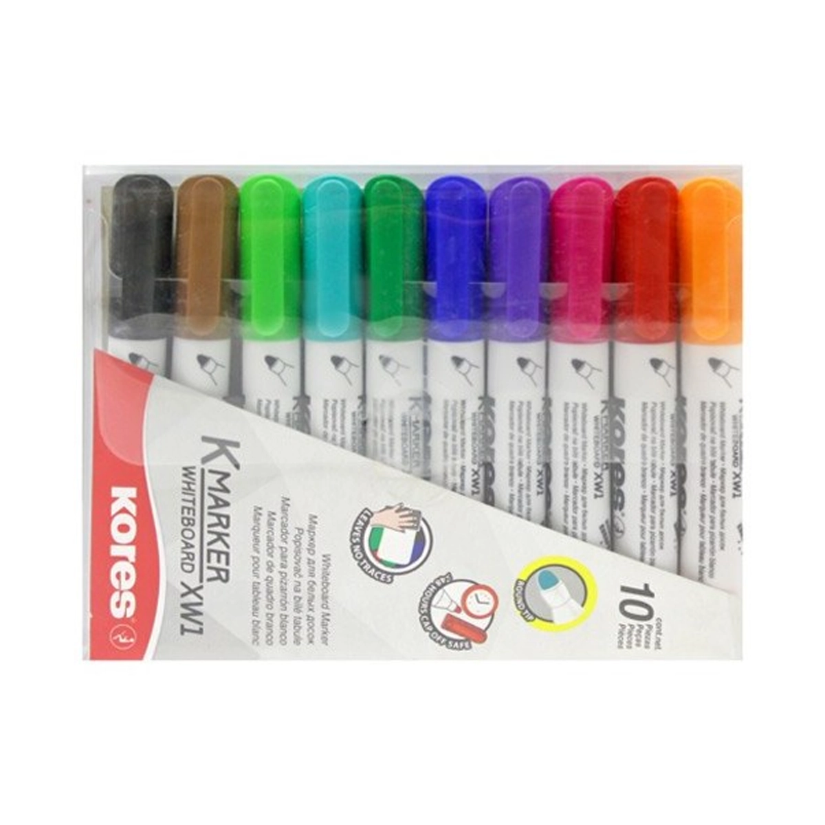 ماژیک وایت برد کورس بسته 10 عددی-small-image