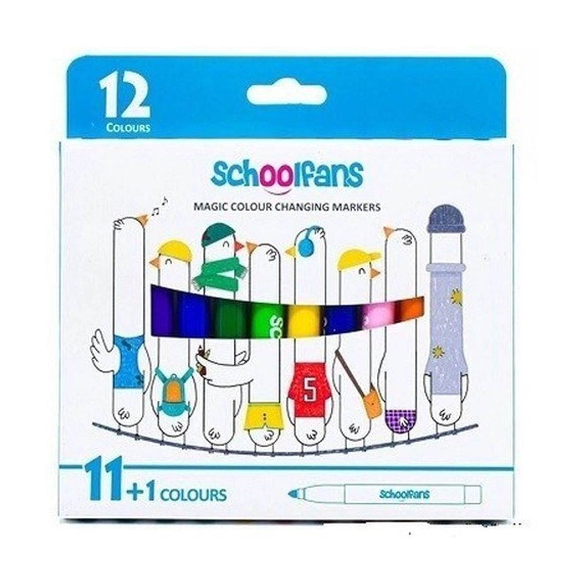 ماژیک جادویی اسکول فنس کد 92435 بسته 1+11 عددی -small-image