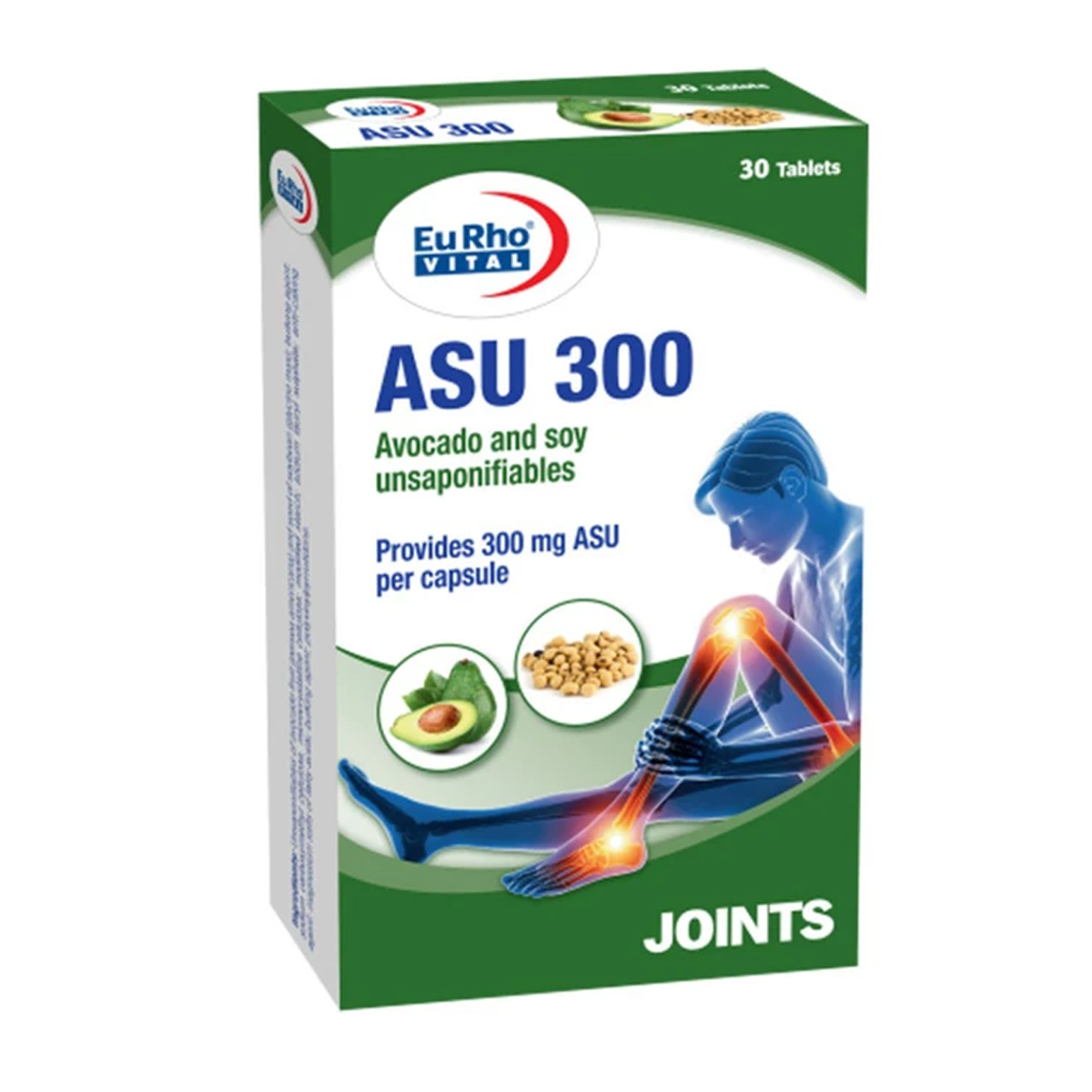 قرص آسو 300 میلی گرم یوروویتال بسته 30 عددی