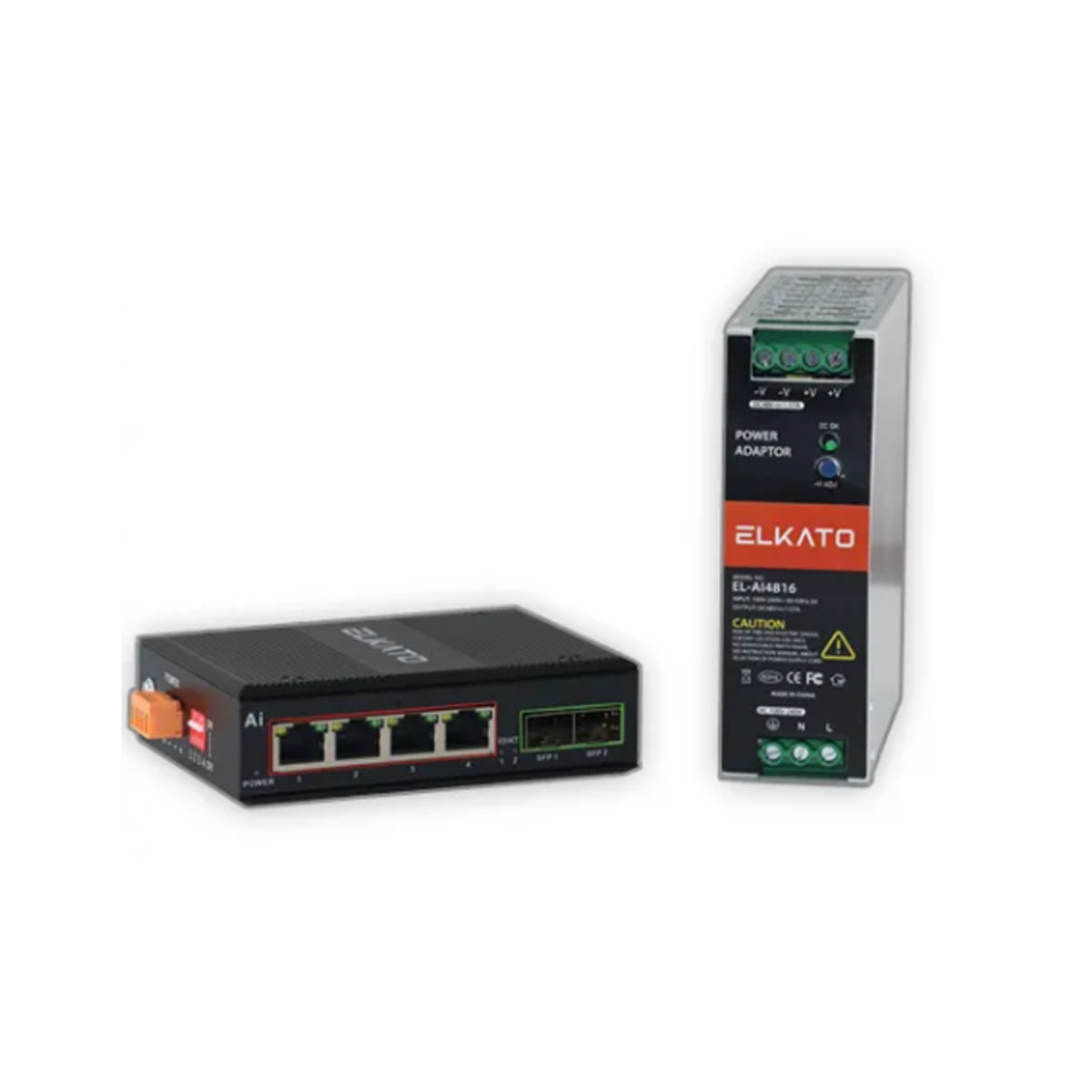 سوییچ شبکه صنعتی 6 پورت الکاتو مدل EL-2SG0402GP-small-image