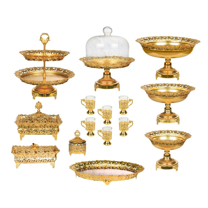 ست پذیرایی پانزده پارچه مدل B8085-G