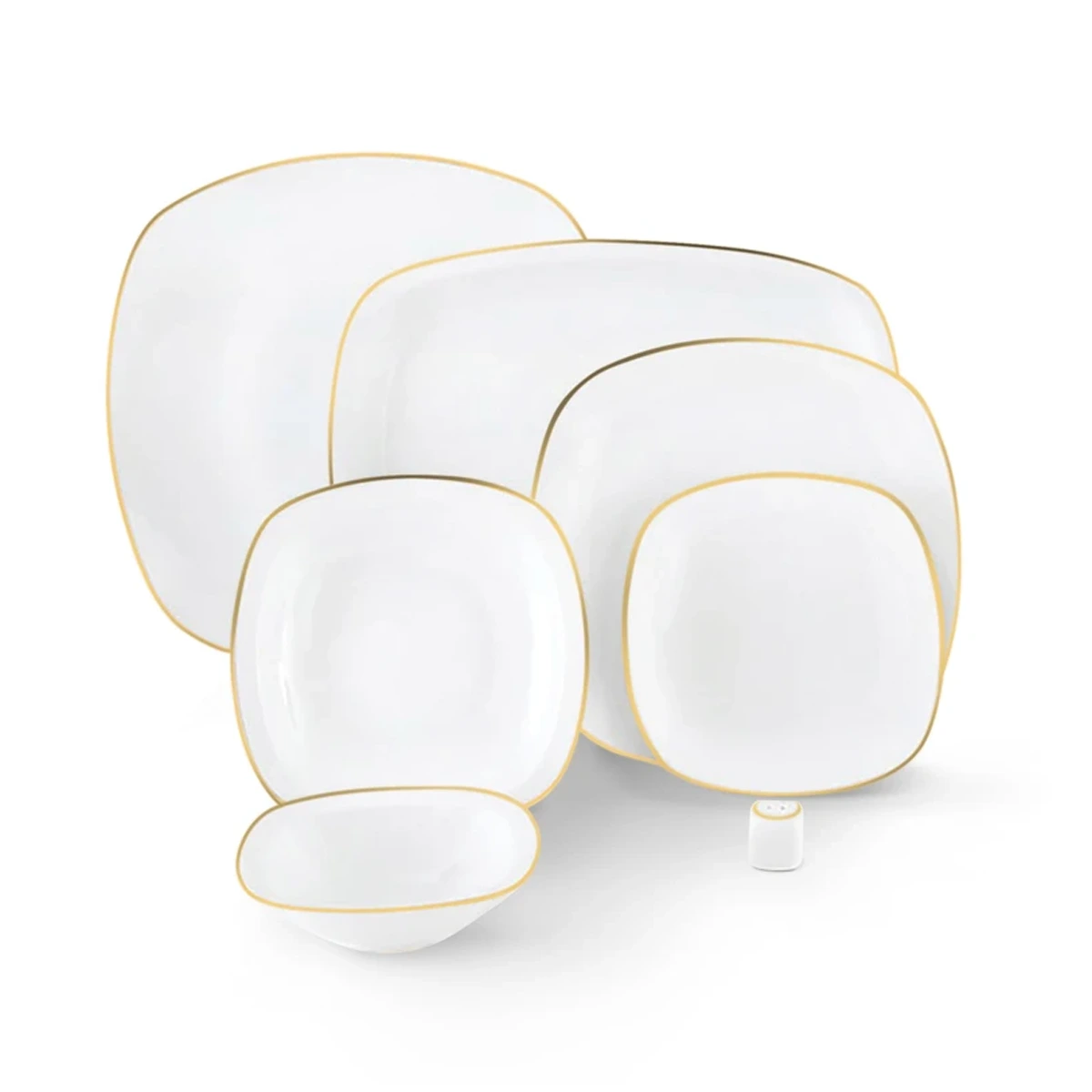 سرویس 27 پارچه چینی زرین ایران سری کواترو مدل Zarin درجه عالی-small-image