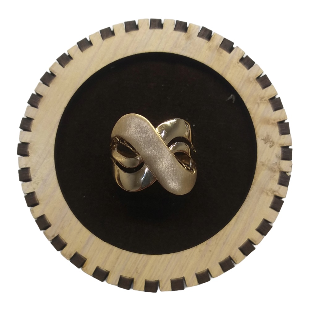 انگشتر طلا 18 عیار کد z376 قابل تغییر سایز