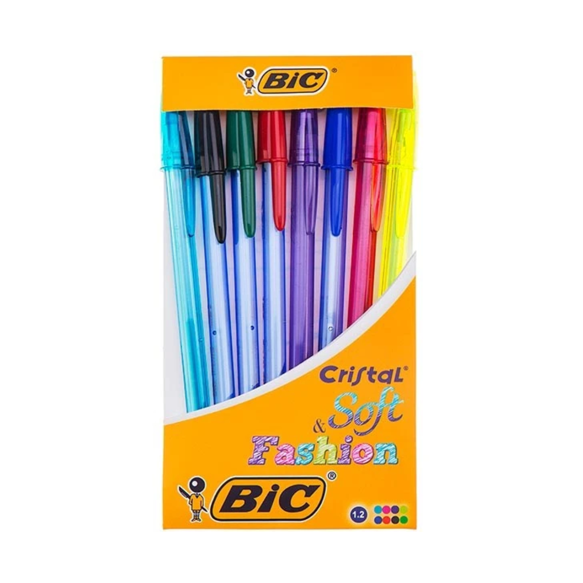 خودکار بیک مدل Cristal Soft and Fashion بسته 8 عددی-small-image