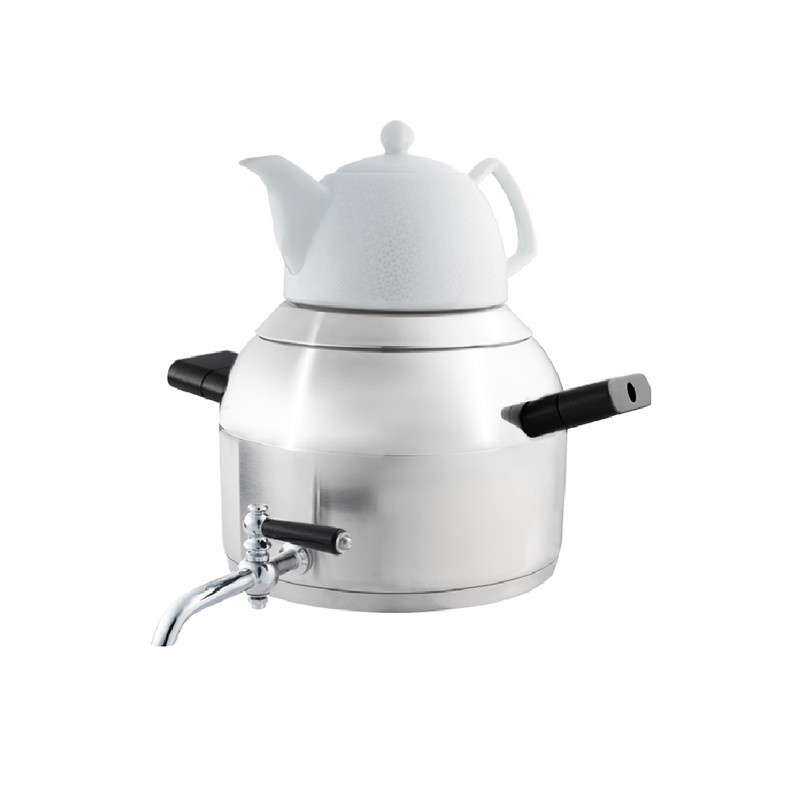 کتری و قوری کاندید مدل دانته گنجایش کتری 5 لیتر گنجایش قوری 0.5 لیتر