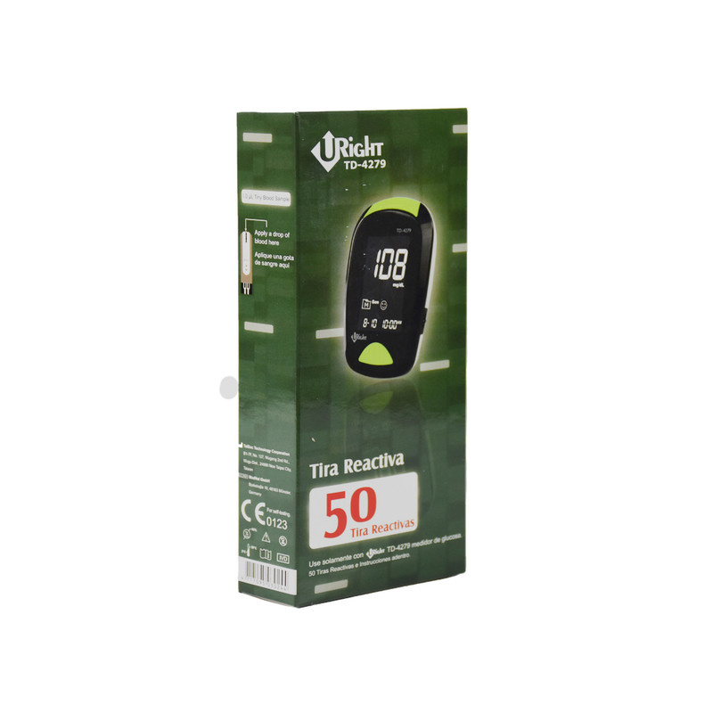 نوار تست قند خون یو رایت مدل TD-4279 بسته 50 عددی نوار تست قند خون یو رایت مدل TD-4279 بسته 50 عددی