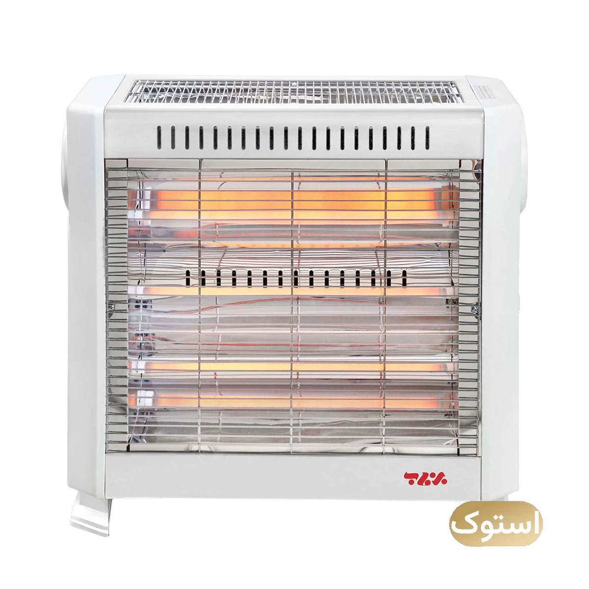  بخاری برقی فن دار استوک Open Box - برفاب مدل QH-2200 - سفید-small-image