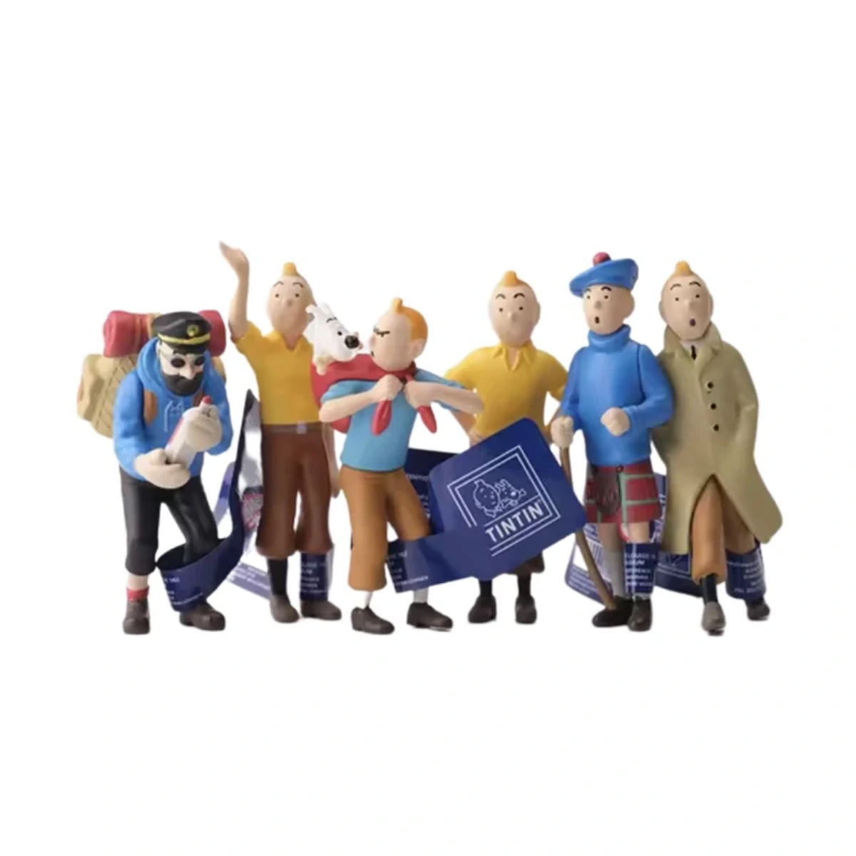 فیگور تن تن مدل تن تن و کاپیتان هادوک‌ بسته شش عددی-small-image