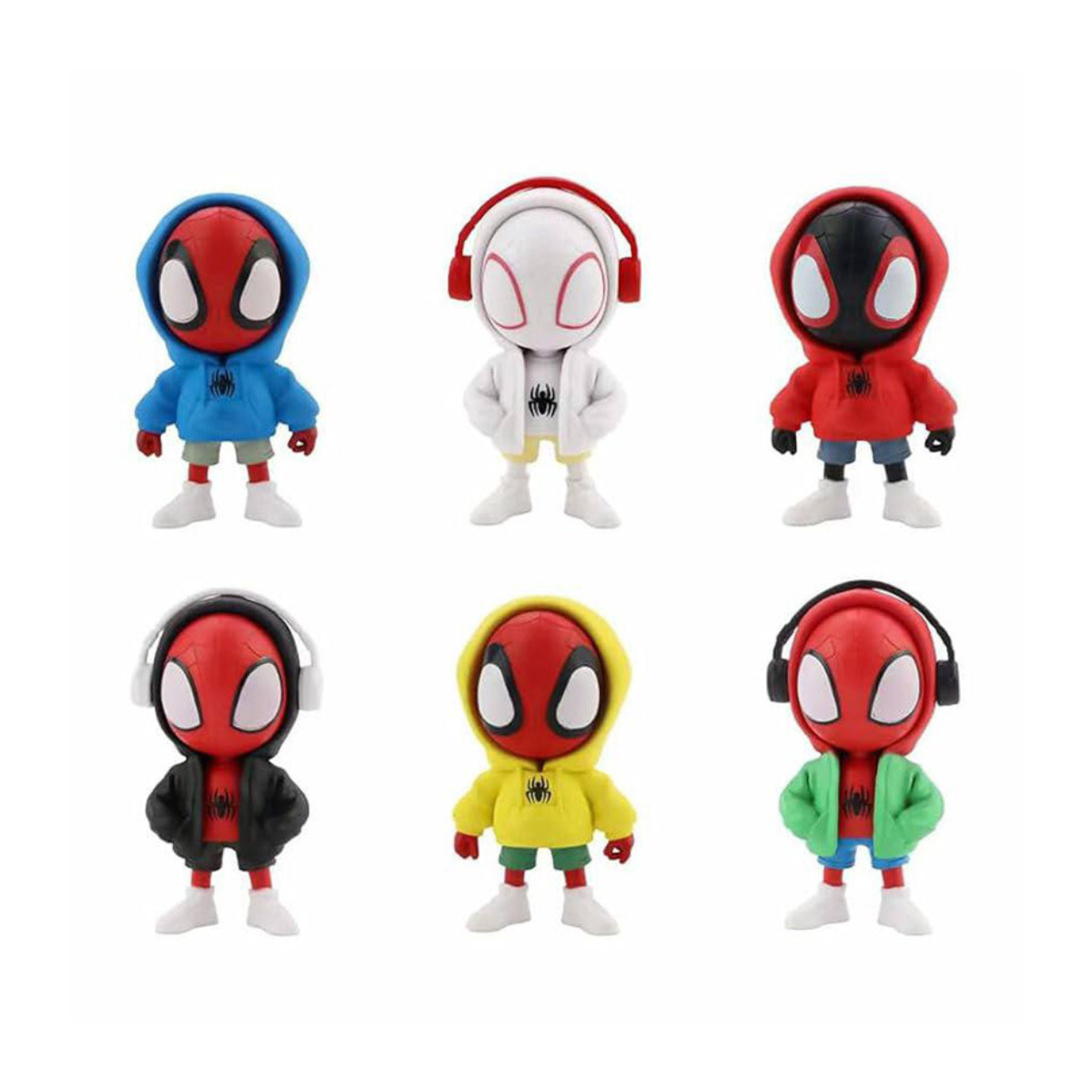اکشن فیگور مدل اسپایدرمن بسته 6 عددی کد F2-small-image