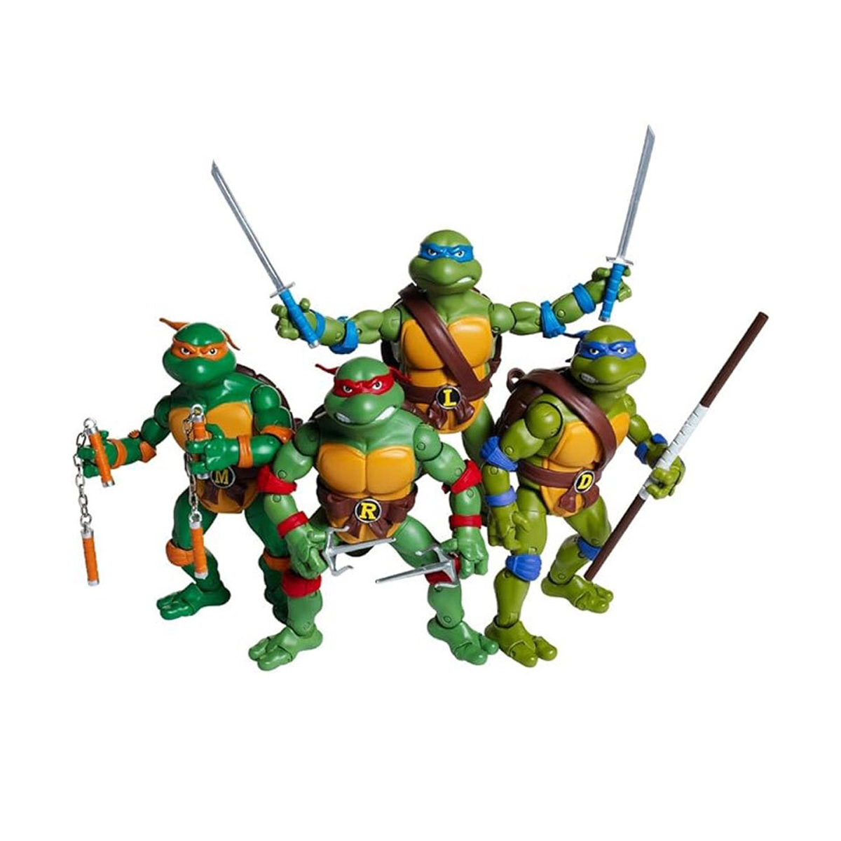 اکشن فیگور Playmates طرح لاکپشت های نینجا کد 426 بسته 4 عددی-small-image